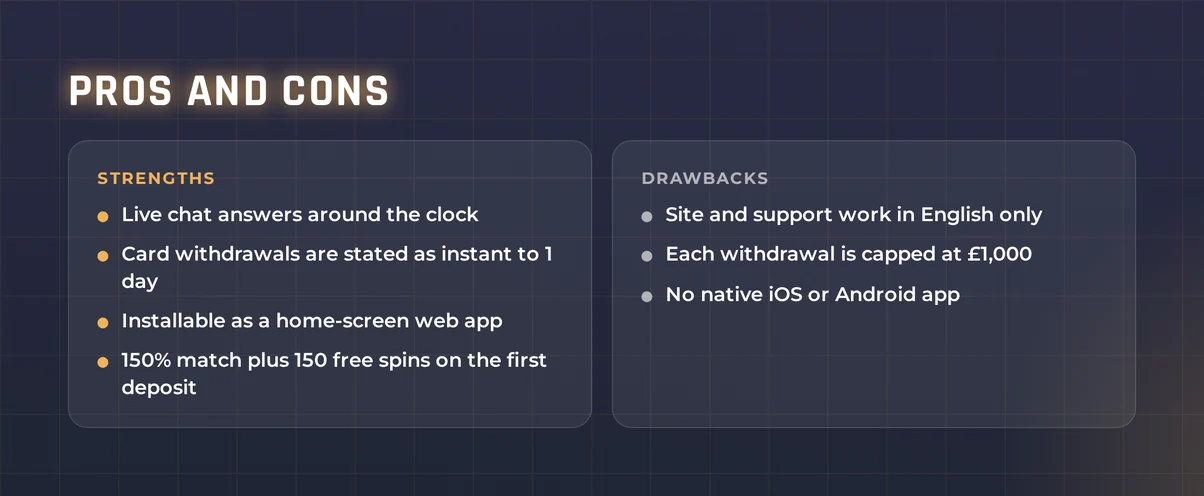See the pros and cons