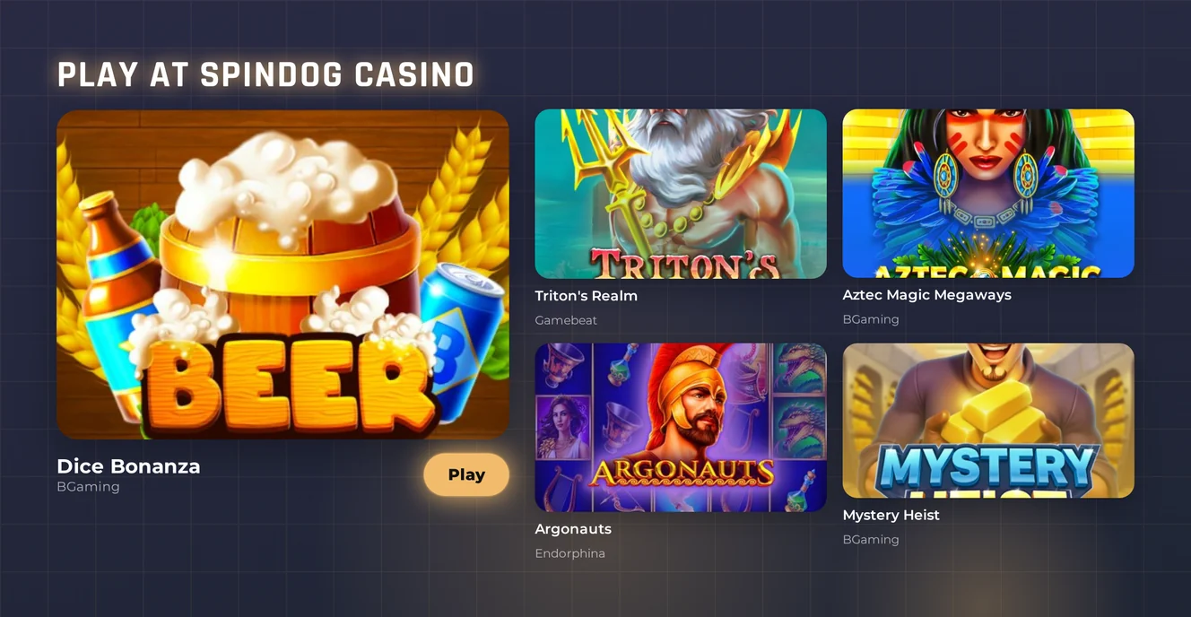 Browse the games lobby